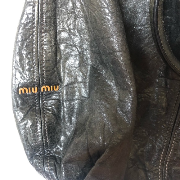 Miu Miu Distressed Hobo Bag (large size) - Picture 2 of 4